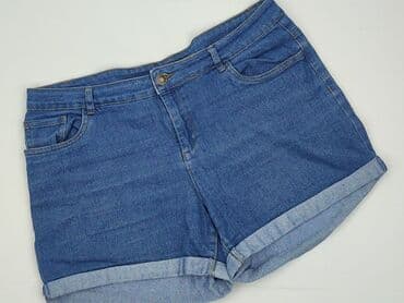 szerokie krótkie spodenki jeansowe: In Extenso, Shorts for women, size 2XL — 1