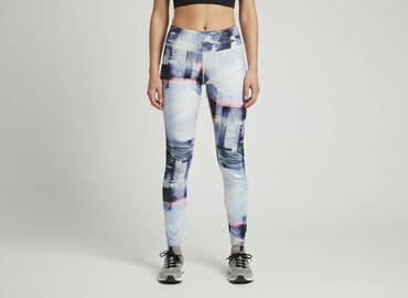 krótkie legginsy damskie z wysokim stanem: Leggings Sports for women, size S — 1