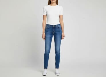 m sara jeans damskie allegro: Jeansy damskie, rozmiar S — 6