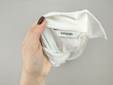 białe bluzki ze zlotym nadrukiem: George, Bluzka damska, rozmiar L — 4