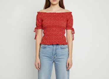 bluza odkryte ramiona: Bluzka damska, rozmiar One size — 1