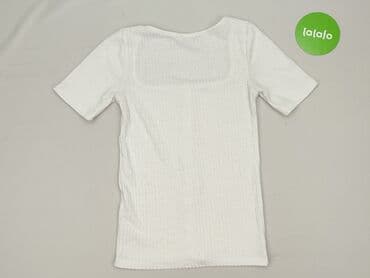 biała obcisła koszulka: Bluzka damska, XS — 3