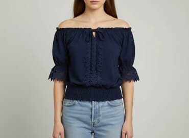 mohito marynarka niebieska: Bluzka damska, rozmiar S — 6