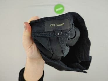 river island kurtka jeansowa: River Island, Spodnie materiałowe damskie, rozmiar S — 4