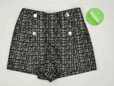 zara spodnie czarne z wysokim stanem: Zara, Szorty damskie, rozmiar S — 2