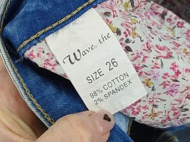 szorty damskie dzinsowe mocno wycięte: Wave, Szorty damskie, rozmiar XS — 4