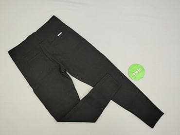 klapki na platformie vices: Stradivarius, Spodnie materiałowe damskie, rozmiar S — 3