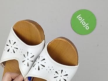 buty folk: Klapki damskie, rozmiar 40 — 7