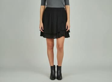 spódniczka mini plisowane czarne: Spódnica damska, rozmiar L — 7