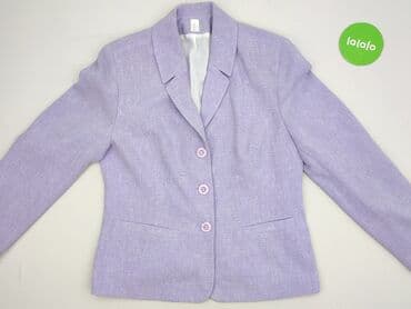 liliowy garnitur damski: Marynarka damska, rozmiar L — 2