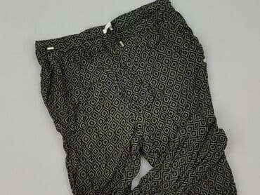 spodnie ze ściągaczem na dole: Material trousers for women, size S — 2