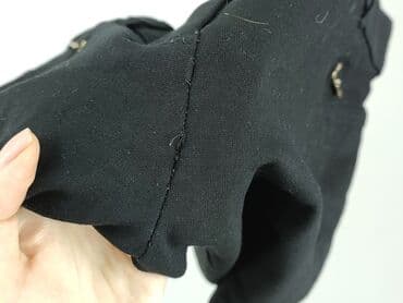 spodnie czarne materiałowe damskie: Promod, Spodnie materiałowe damskie, rozmiar XL — 6