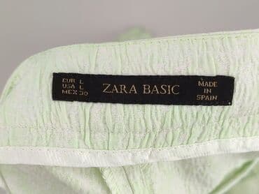 spodnie z piórami zara: Zara, Spodnie materiałowe damskie, rozmiar L — 4