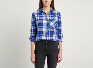 shein koszula w kratę: Sinsay, Koszula damska, rozmiar L — 1