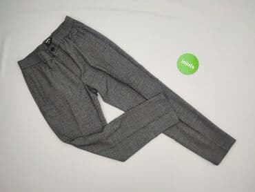 spodnie dresowe z napisami: Spodnie materiałowe damskie, S — 2