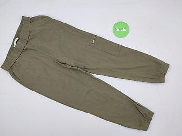 spodnie cargo dresowe: ONLY, Spodnie materiałowe damskie, rozmiar M — 2