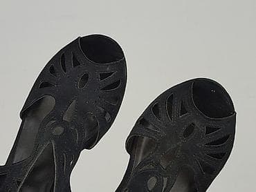 converse na platformie czarne: Czarne damskie szpilki Graceland - Rozmiar: 37 (oznaczenie na — 6