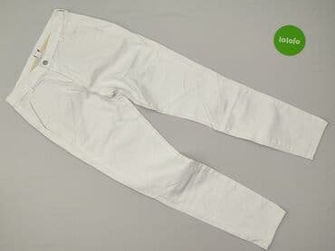 czarne spodnie z białą nitką: Spodnie materiałowe damskie, rozmiar XS — 2