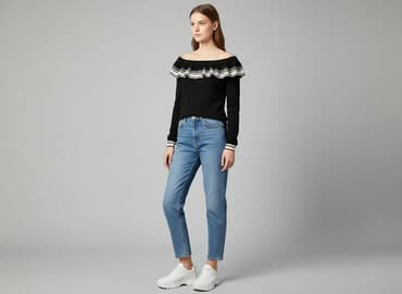 sweter w paski: H&M Divided, Sweter damski, rozmiar XS — 6