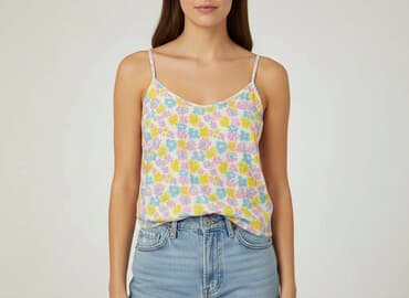 bluzki z printem: T-shirt damski, rozmiar S — 5