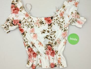 bluzki hiszpanki w kwiaty: Bluzka damska, rozmiar M — 3