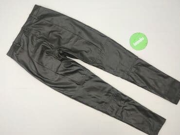 sinsay czarne spodnie z wysokim stanem: Sinsay, Spodnie materiałowe damskie, rozmiar S — 4