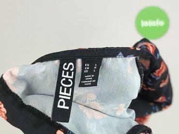 bluzki z kwiacistym wzorem: Pieces, Top damski, rozmiar L — 4