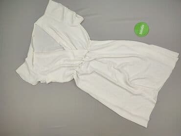 biala obcisla sukienka: Sukienka damska, 2XL — 2