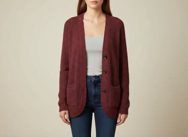 długi sweter sukienki: Kardigan damski, rozmiar S — 5