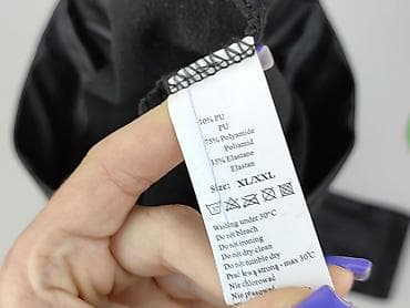 dresy domowe: Legginsy Ze skóry ekologicznej damskie, rozmiar XL — 4
