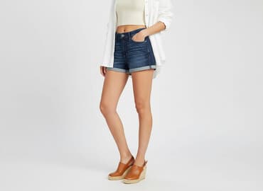 krótkie spodenki tommy hilfiger: Hollister, Szorty damskie, rozmiar S — 6