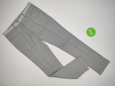 t shirt basic hm: Męskie spodnie ZARA - Krój: slim/zwężane nogawki z kantem - Wzór — 2