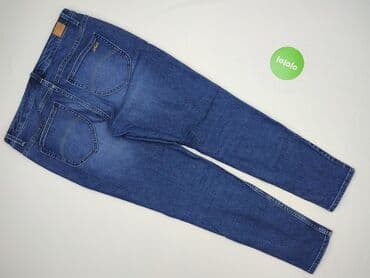 legginsy z wysokim stanem modelujące: Jeansy damskie, M — 3