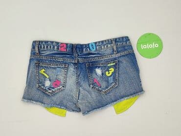 różowe szorty jeansowe damskie: Regular, Szorty damskie, rozmiar S — 3