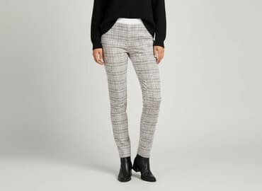 legginsy biedronka prążkowane: Esmara, Legginsy Eleganckie damskie, rozmiar S — 7