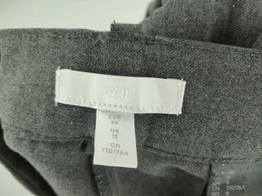 lidl klapki z futerkiem: H&M, Spodnie materiałowe damskie, L — 5