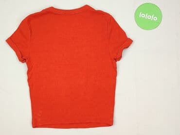 czerwone t shirty damskie z nadrukiem: Bershka, T-shirt damski, rozmiar S — 3