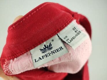 czerwone jeansy: Spodnie materiałowe damskie, rozmiar L — 4