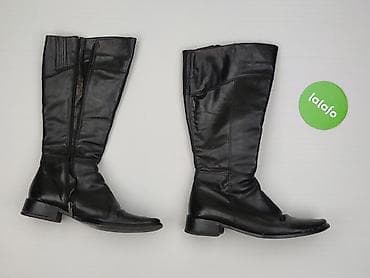 botki z haftem deichmann: Kozaki damskie, rozmiar 38 — 2