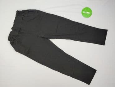 spódnico spodnie czarne: Spodnie materiałowe damskie, rozmiar L — 2