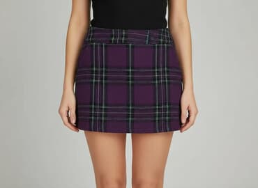 fioletowe spódniczki: Spódnica damska, rozmiar S — 7