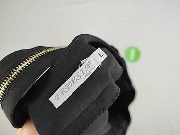 spodnie marchewy: Freesia, Spodnie materiałowe damskie, rozmiar L — 4