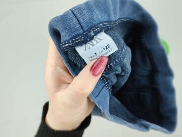 czarne legginsy z lajkry: Spodnie jeansowe, Zara, 7 lat, 122, stan - Bardzo dobry — 4