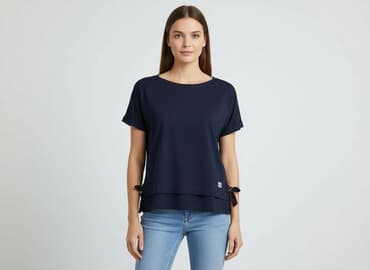 t shirty z dekoltem na plecach: T-shirt damski, rozmiar M — 7