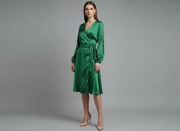 sukienki wieczorowa maxi butelkowa zieleń: Sukienka damska, rozmiar XS — 1