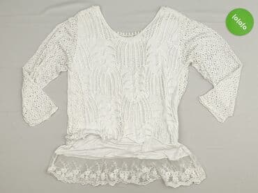 reserved biała bluzka z koronką: Women's blouse, size M — 4