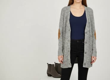 varlesca kurtki zimowe: Terranova, Kardigan damski, rozmiar S — 6