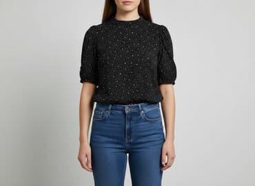 sweter w cętki: Bluzka damska, rozmiar S — 5