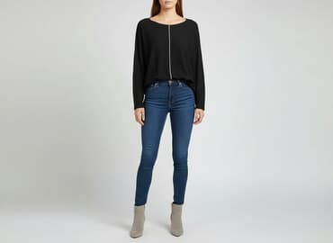 sukienka z dekoltem łódka: Bluzka damska, rozmiar M — 5