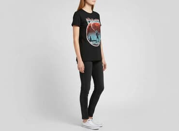 koszulka ac dc damska: Gildan, T-shirt damski, rozmiar S — 1